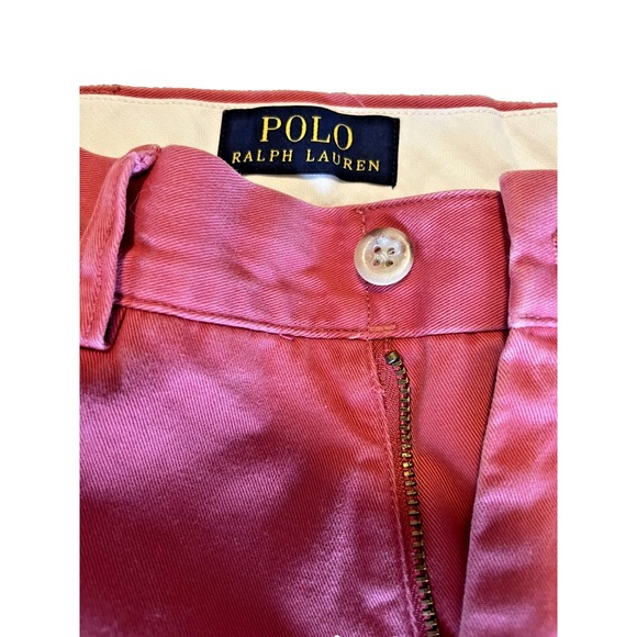 Polo‎ Ralph Lauren Men's Relaxed Fit 10" Shorts - Size 29 - Pale Red - Picture 4 of 5